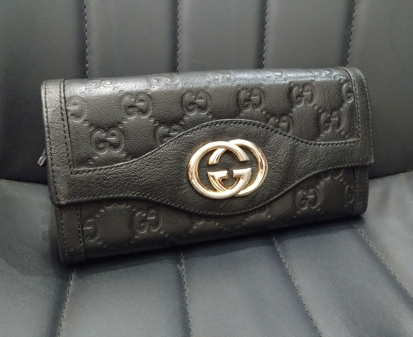 ☆NA04583 大人気！ GUCCI グッチ インターロッキング GG グッチシマ 