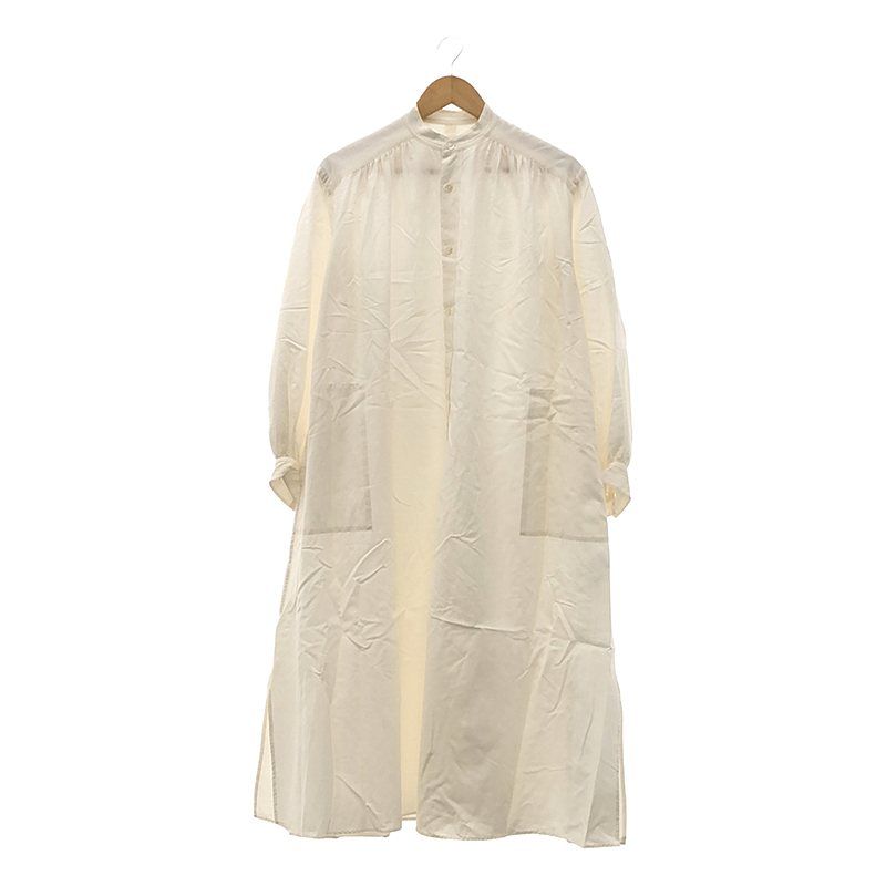 YLEVE / イレーヴ | 2021SS | COTTON RAYON BROAD LONG SHIRT コットン  