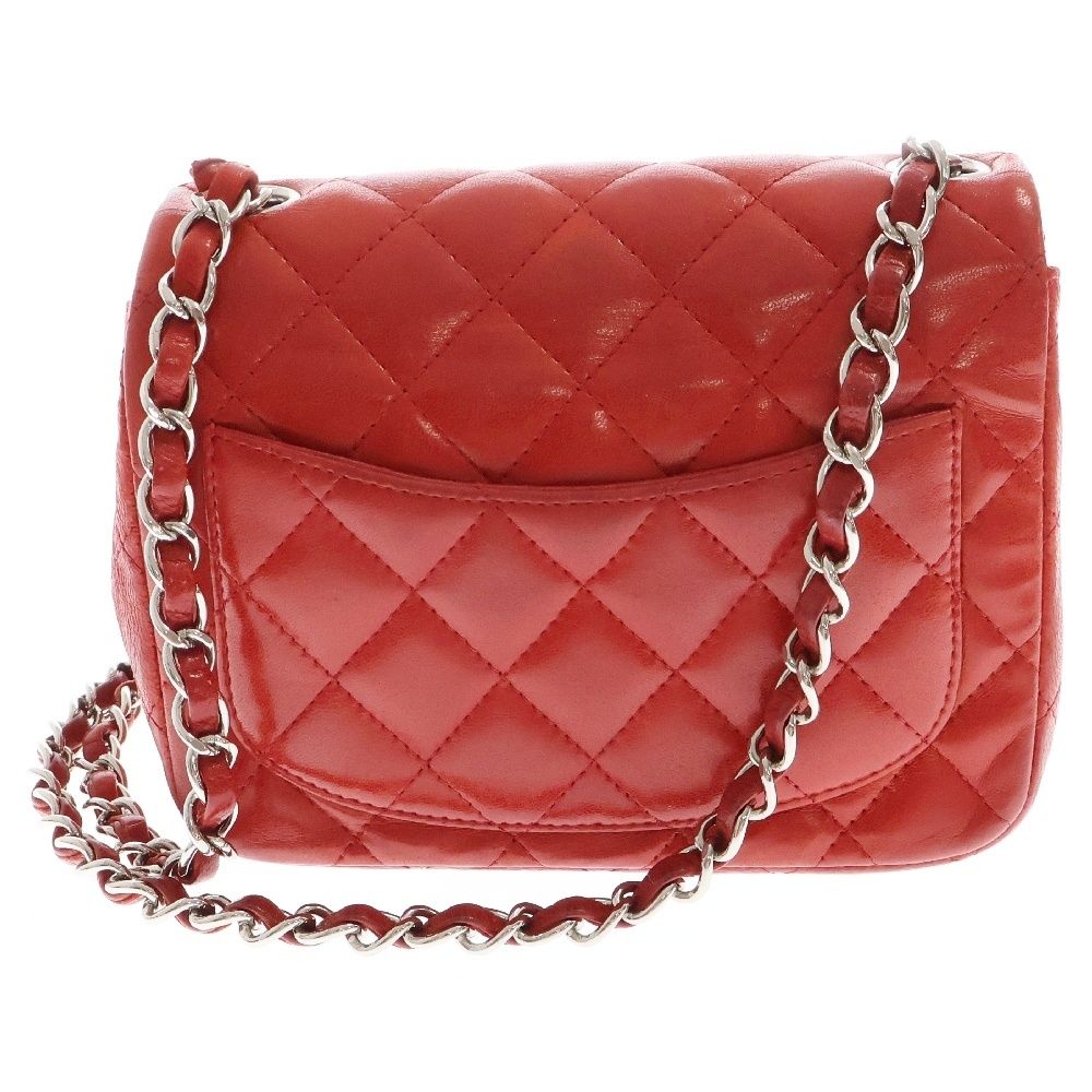 CHANEL シャネル ミニマトラッセ ココマーク ラムスキン チェーン