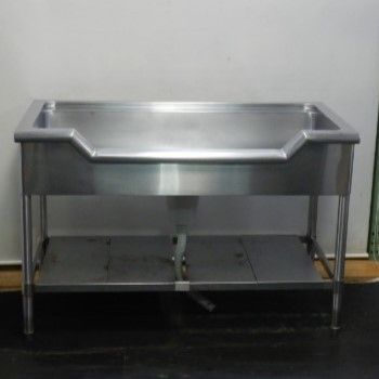 業務用 ステンレス 1槽 舟形 シンク W120 D60 H80cm 槽内寸W110D42深20cm すのこさび TX-F-120NB