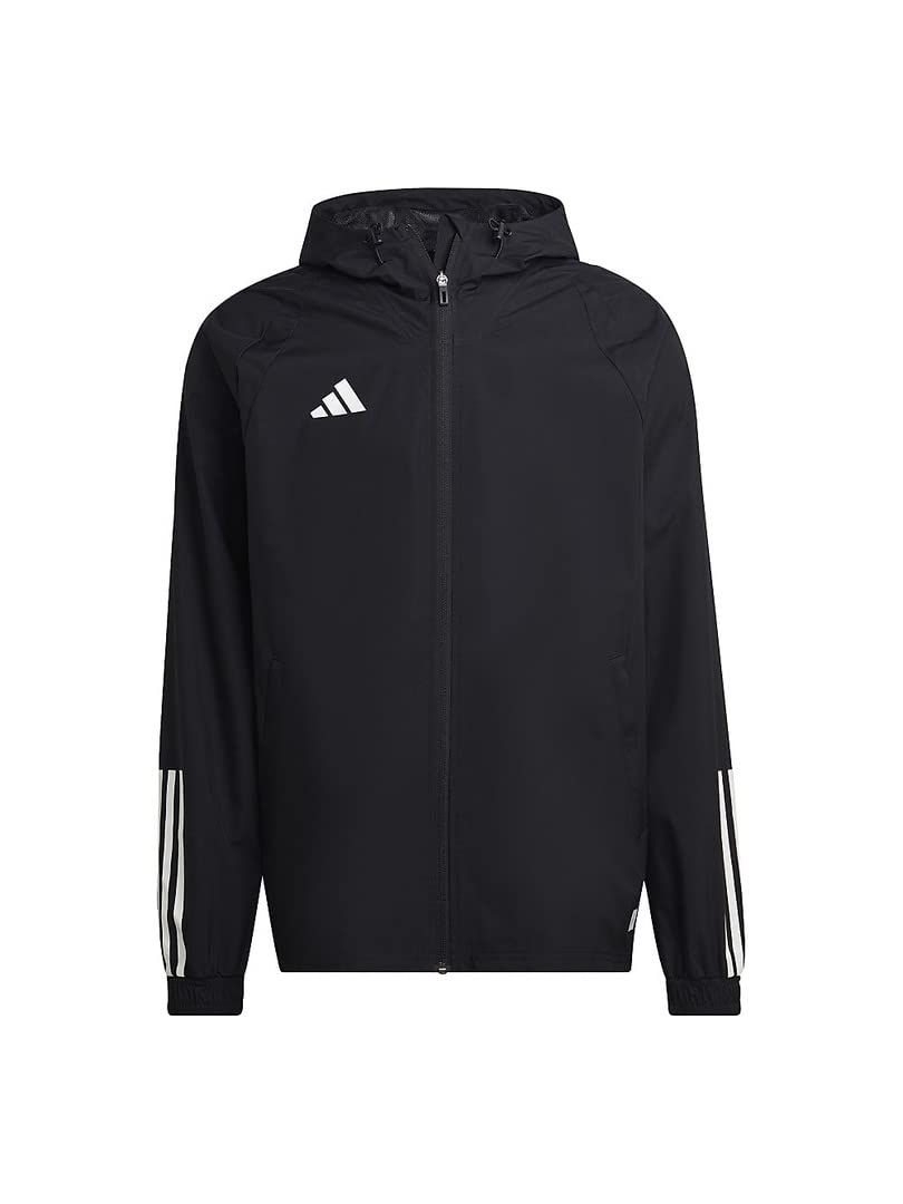 アディダス サッカー ジャケット ティロ 23 コンペティション オールウェザージャケット DI376 メンズ ブラック HK7656 L ブラック HK7656 L LLC-HASEGAWATOSO_COM
