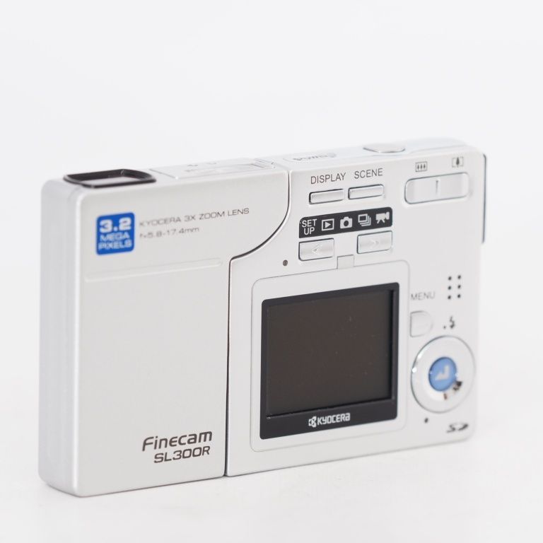 KYOCERA 京セラ Finecam SL300R シルバー キョーセラ コンパクト