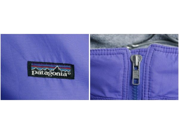 パタゴニア 90s USA製 シェルドシンチラジャケット ネイビー L 90's パタゴニア シェルドシンチラジャケット ブルーブラック