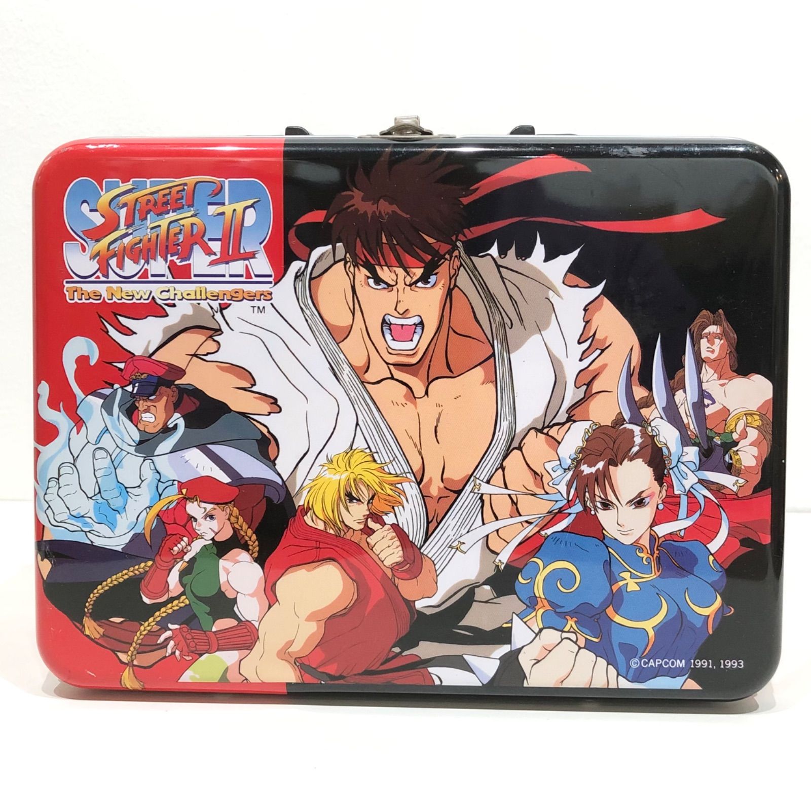 レア品　カネボウ　ストリートファイターII 缶 923 ストリートファイター Ⅱ 缶 空箱 STREET FIGHTER II BOX