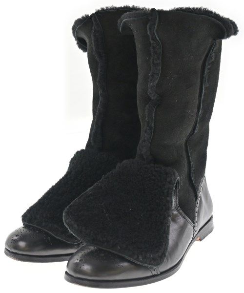 YOHJI YAMAMOTO ブーツ レディース 古着 送料無料