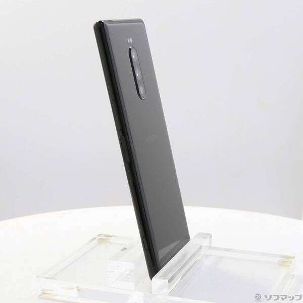 中古品〕 Xperia 1 64GB ブラック SOV40 au - メルカリ