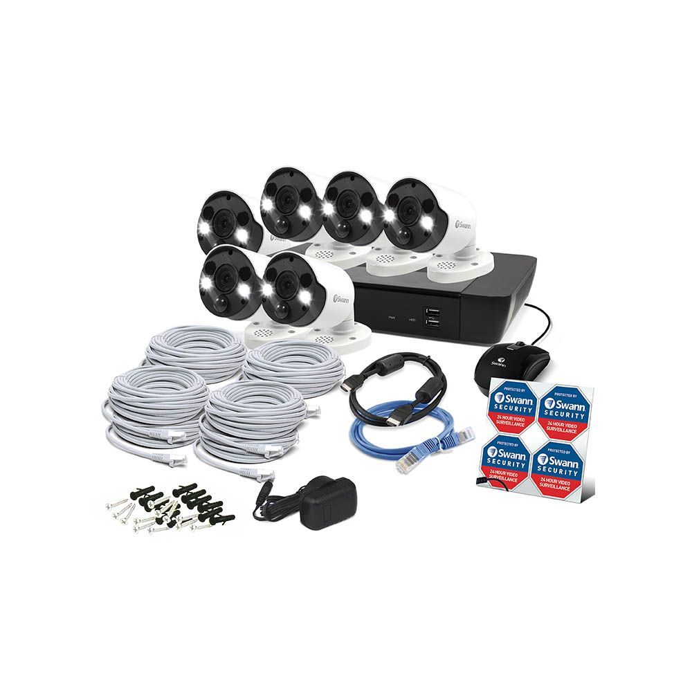 Swann 防犯カメラ 8CH カメラ6セット NVR 2TB 【アウトレット】 - メルカリ