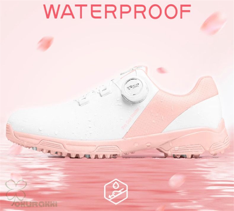 ゴルフ ゴルフシューズ 夏用 快適 通気 ダイヤル式 ソフトスパイク レディース スパイクシューズ スニーカー 靴 女子 防水 人工皮革 ゴルフ ゴルフシューズ 夏用 快適 通気 ダイヤル式 ソフトスパイク