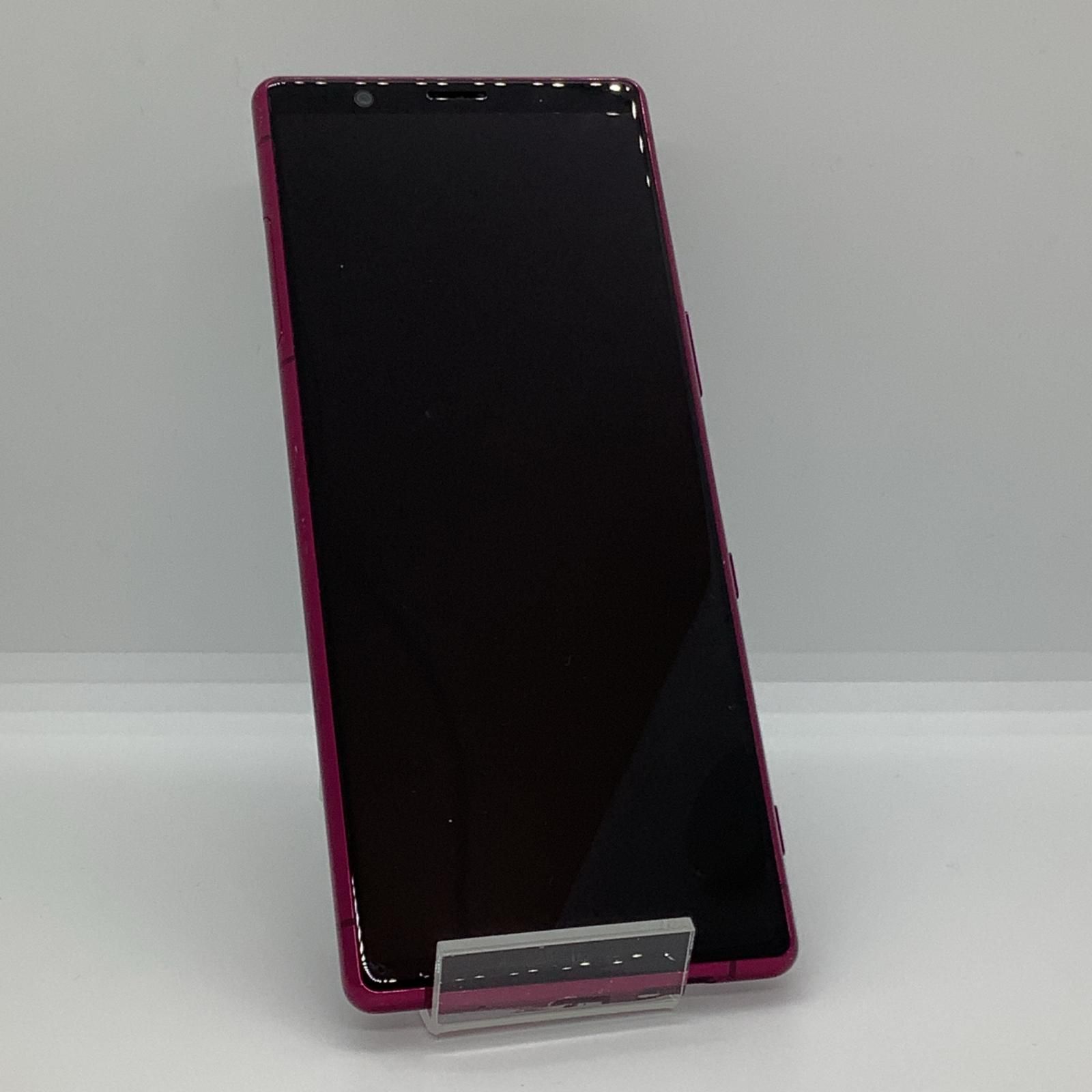 全額返金保証】Sony Xperia 5 64GB レッド Softbank SIMフリー