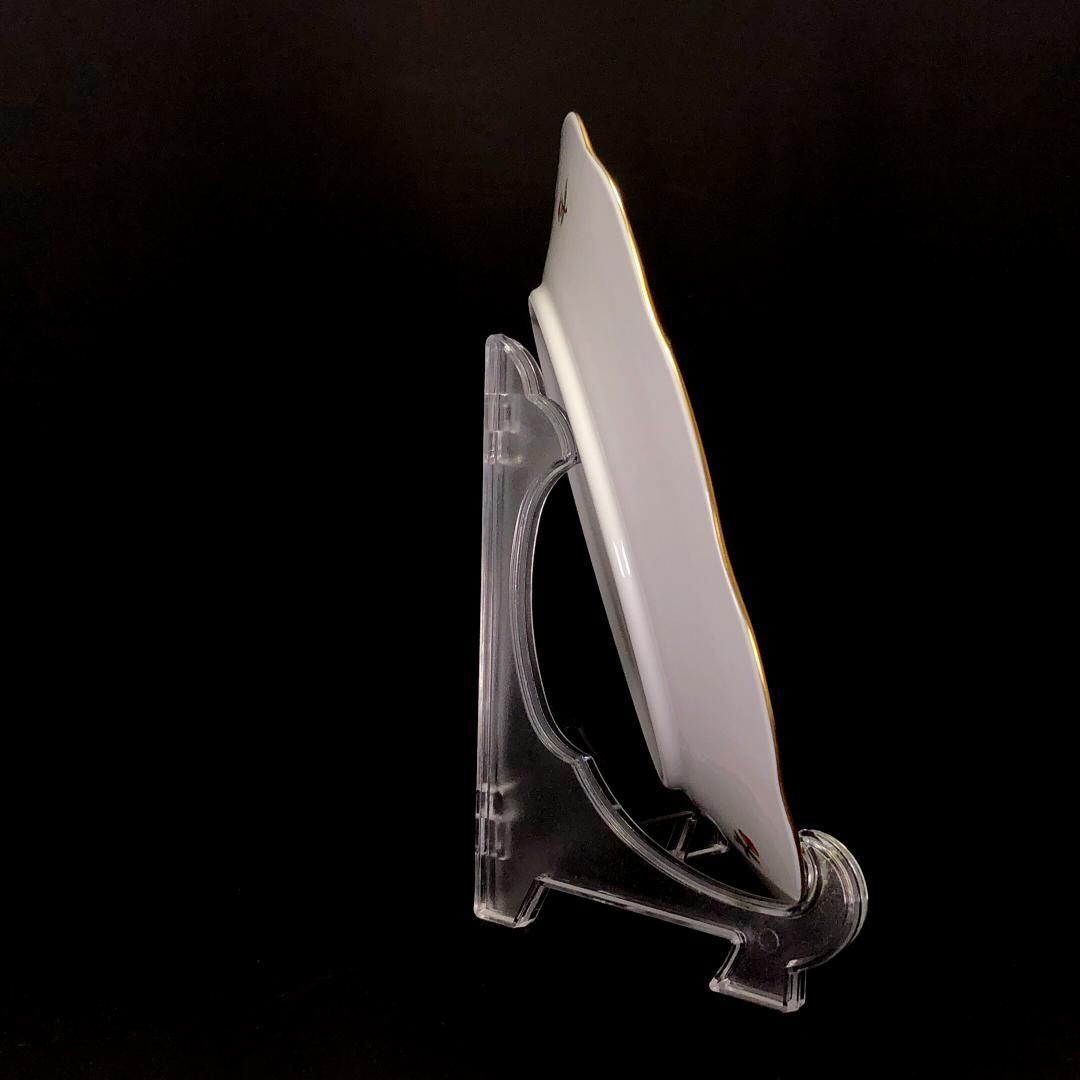 HEREND ヘレンド ヴィクトリアブーケ プレート 皿 金彩 花 蝶 フローラル ホワイト マルチ WWW_SKLAD-KIRPICHA_RU