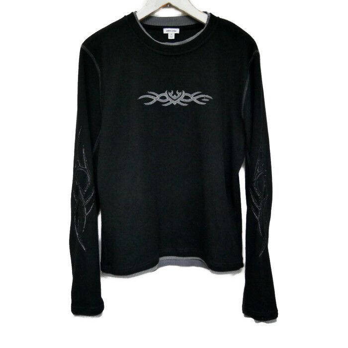 Jaded London 長袖カットソー Jaded London ジェイデッドロンドン 国内正規 24AW BLACK WAFFLE