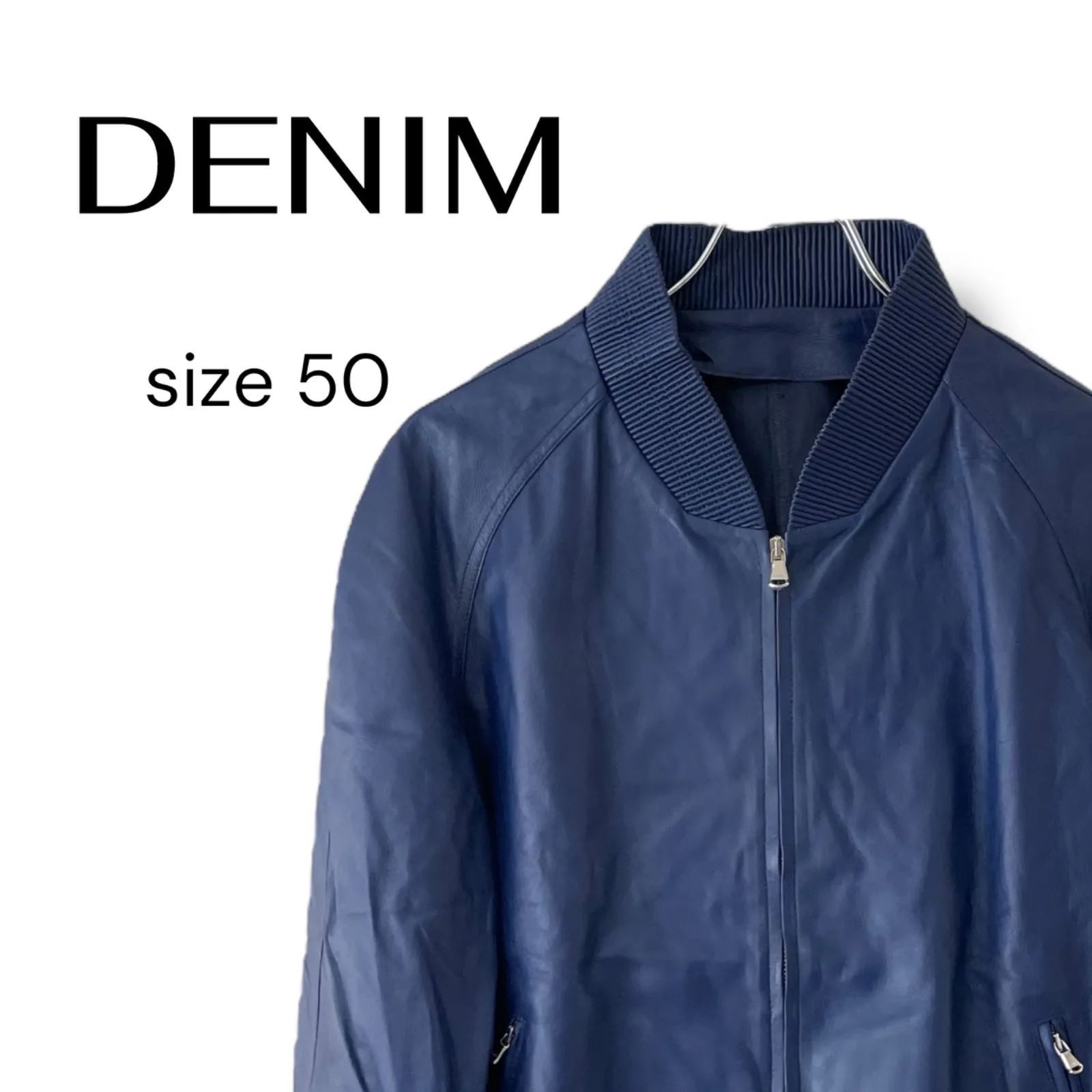 TOMORROWLAND トゥモローランド AD DENIM ラムレザージャケット lamb