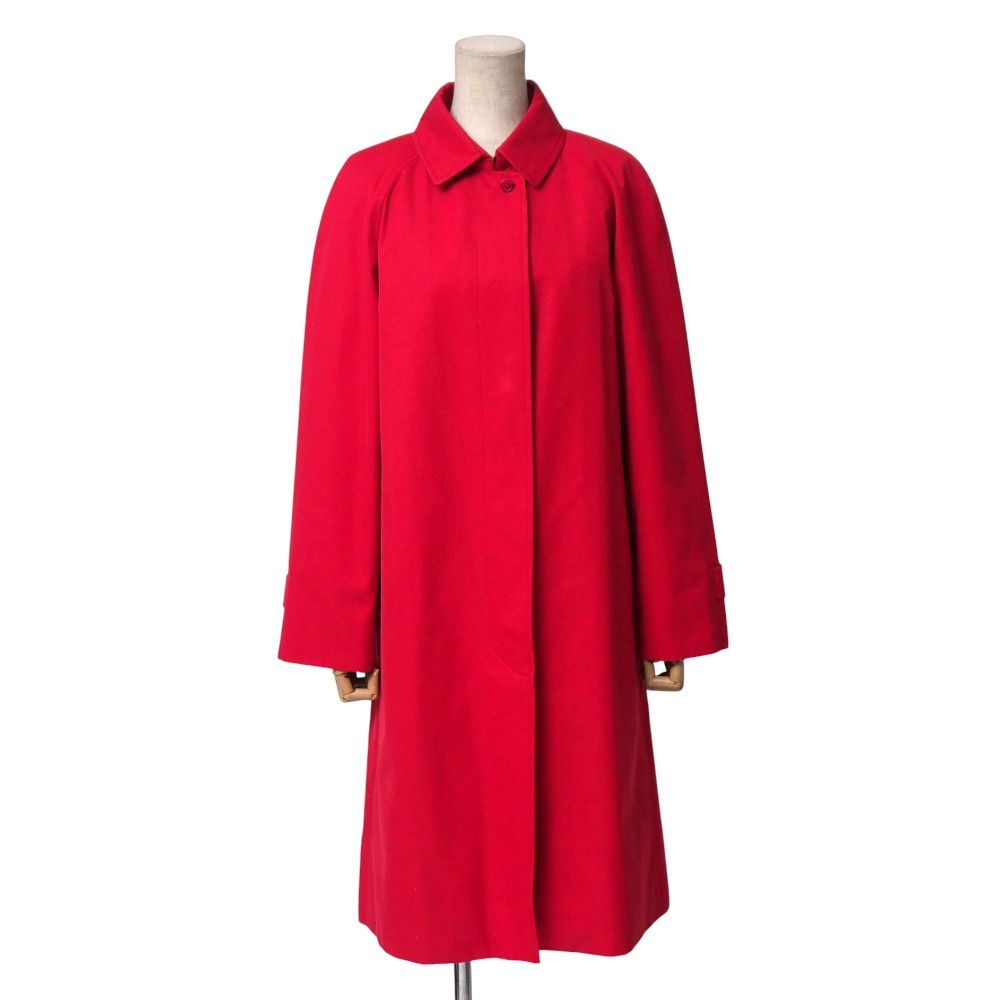 □美品□BURBERRY バーバリー ステンカラーコート サイズ9 裏地