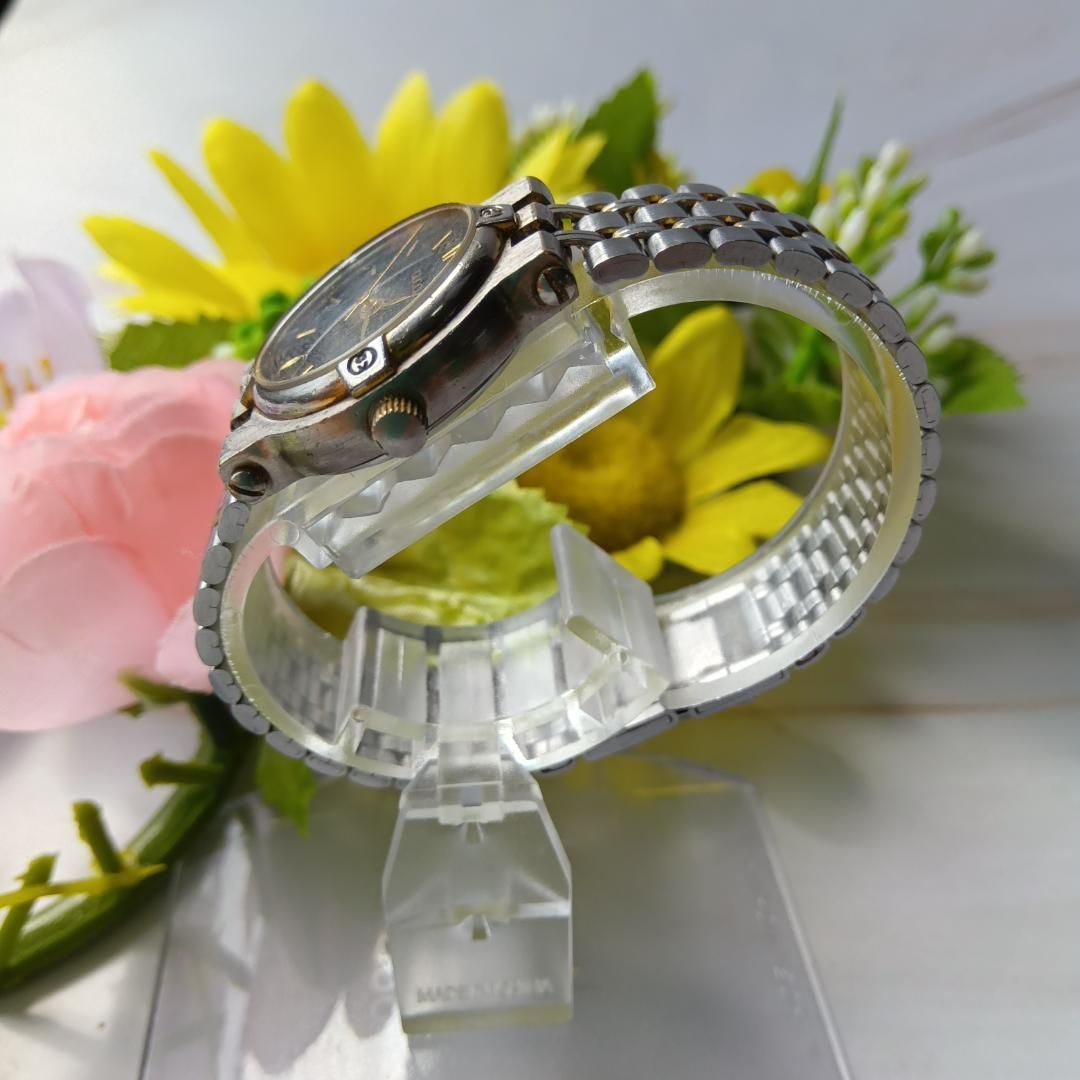 GUCCI グッチ レディース腕時計 9000L コンビカラー クオーツ GUCCI 保証付 グッチ クオーツ レディースウォッチ 9000L コンビ