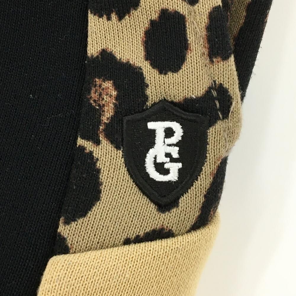 超美品】パーリーゲイツ スカート 黒×ベージュ ポケット口