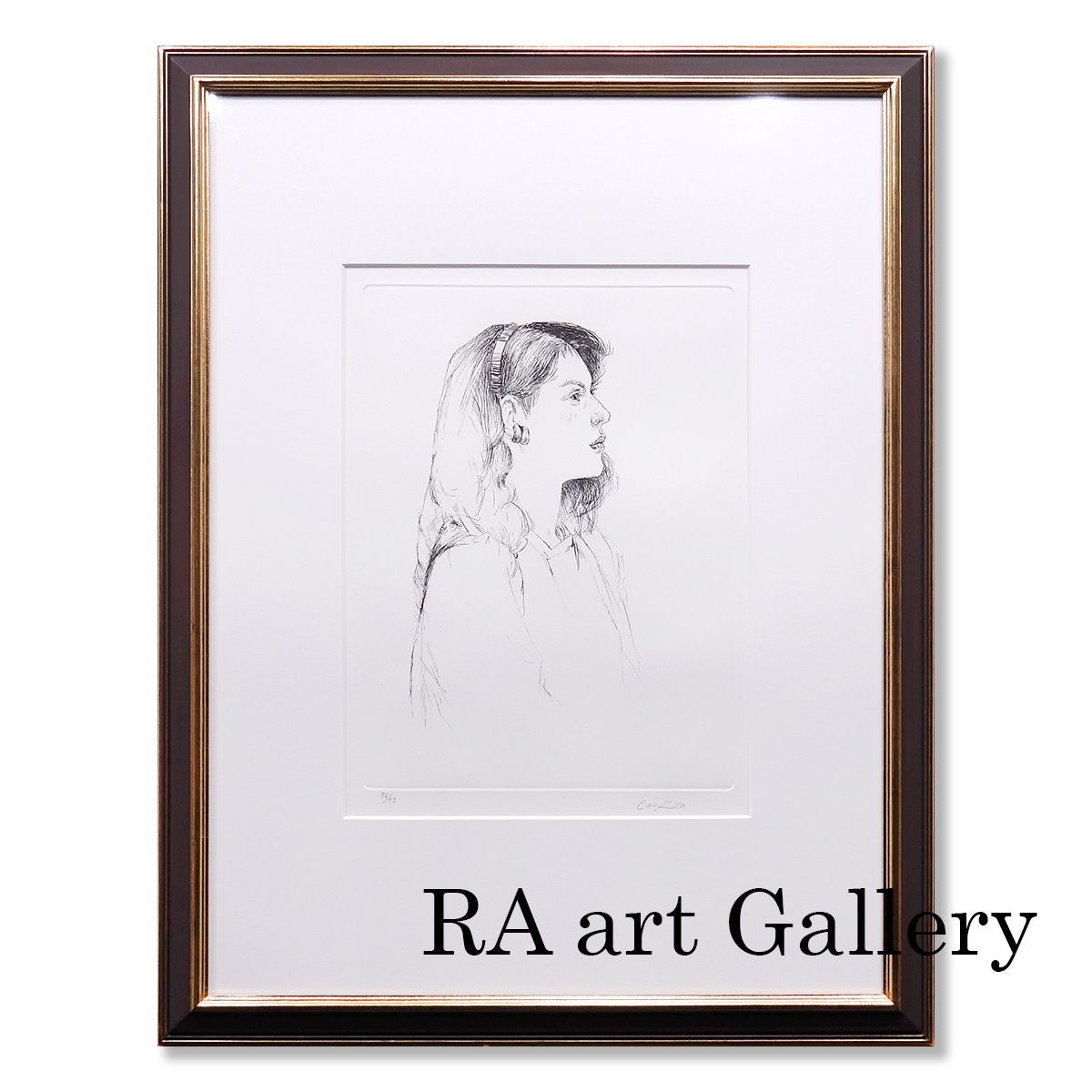 佐藤忠良 イヤリング 或る日の女Ⅲ 人物画 女性像 美人画 作家直筆サイン 装飾 耳飾り 彫刻家 アート 版画 絵画 げ交渉