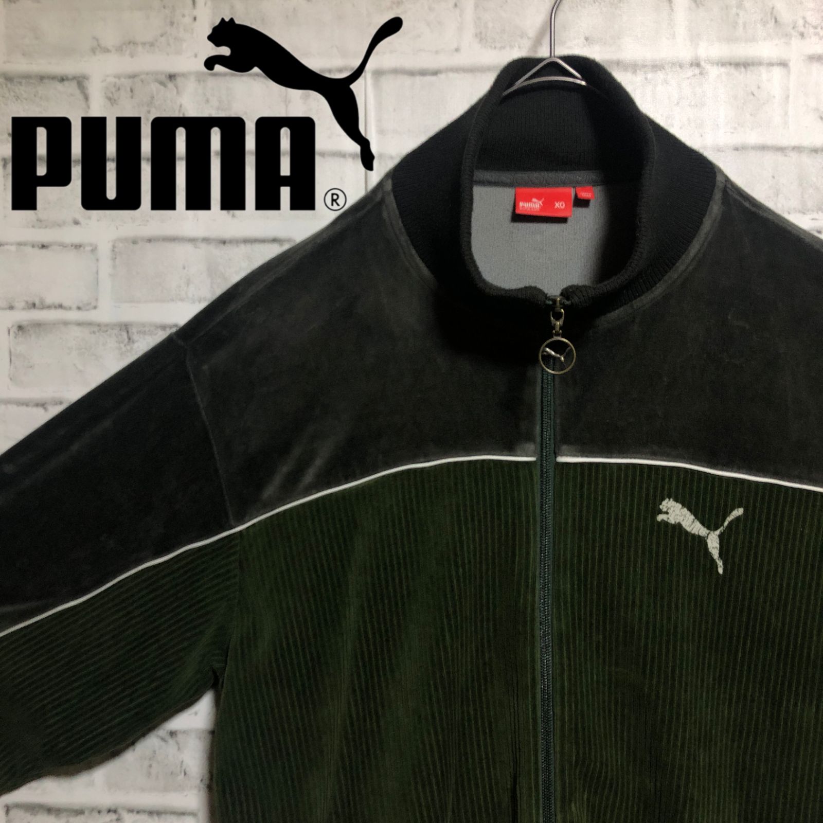 【良色】PUMA　ベロア　トラックジャケット　ジャージ　vintage