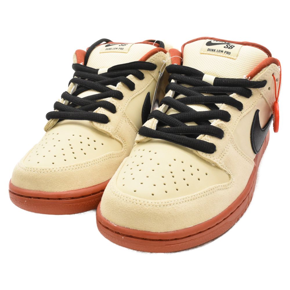 NIKE SB (ナイキエスビー) SB DUNK LOW PRO MUSLIN BQ6817-100 エスビー ダンク ロー プロ モスリン  ローカットスニーカー ベージュ US10/28cm