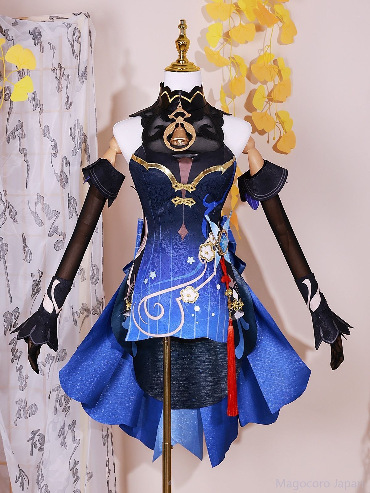 COSPLAY衣装原神新春スキン玄玉瑶芳甘雨女性用海灯節コスチューム
