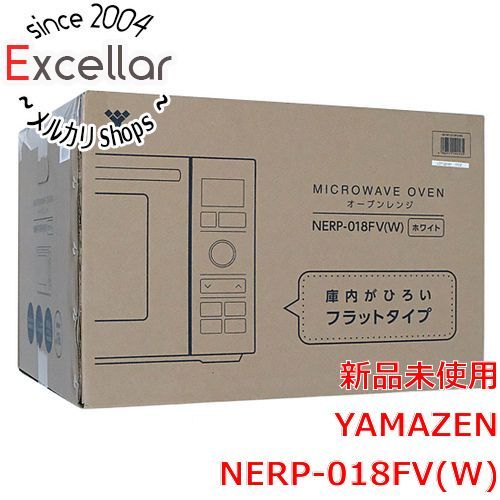 bn:17] YAMAZEN フラットオーブンレンジ 18L NERP-018FV(W) ホワイト