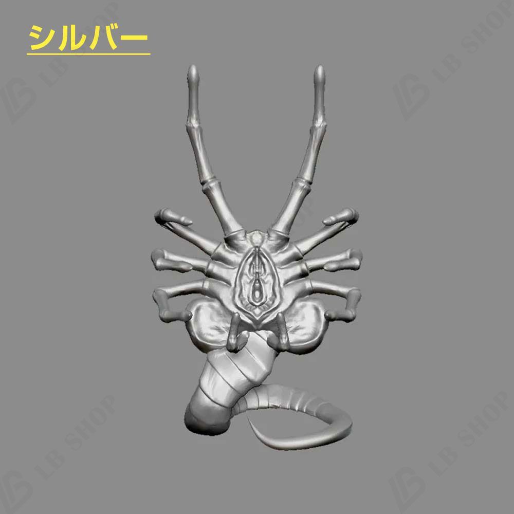 新品 スマホスタンド 3D印刷 フェイスハガー スマホスタンド 虫飾り