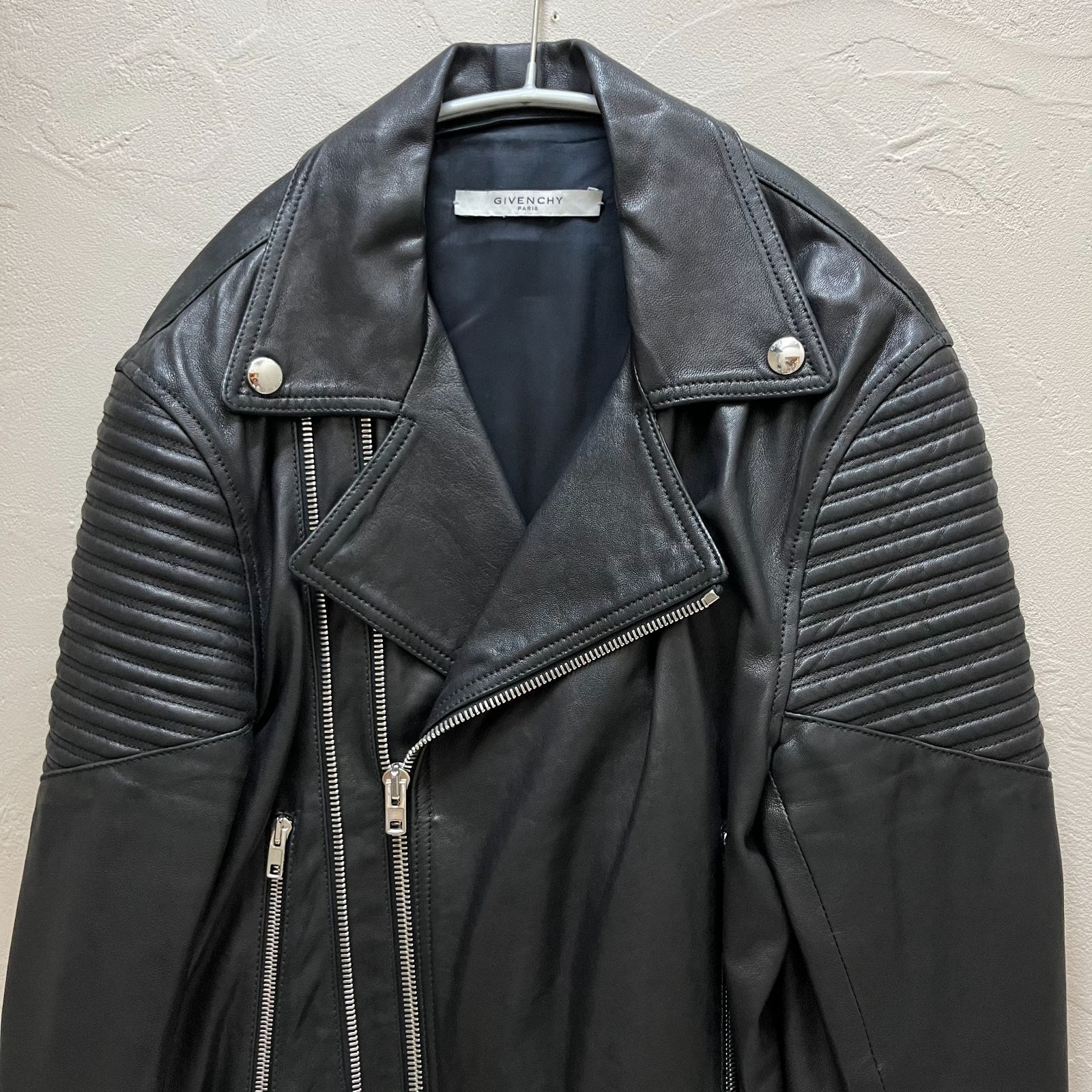 GIVENCHY ジバンシー レザー ジャケット ブラック 11128