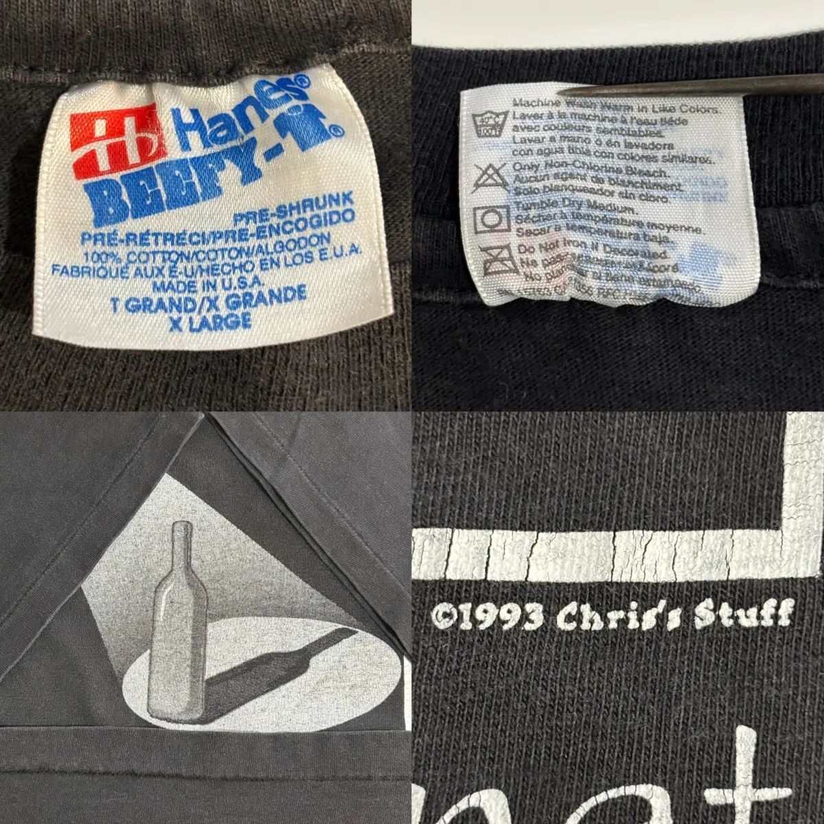 90s USA製 Life is a cabernet S/S TEE ライフ イズ カベルネ Tシャツ 