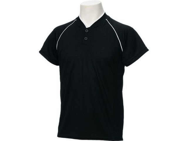 asics アシックス Jr.BB T SHIRT ブラックxブラック 160 BAD11J 9090 | スポーツ 運動 衣類 衣料品 服 ウエア ウェア 野球 ベースボール トップス Tシャツ カットソー 子供 子ども キッズ ジュニア 半袖 