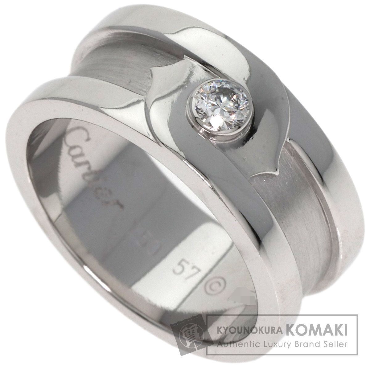 CARTIER カルティエ C2 フォーチュン ダイヤモンド 57 リング 指輪 K18WG レディース