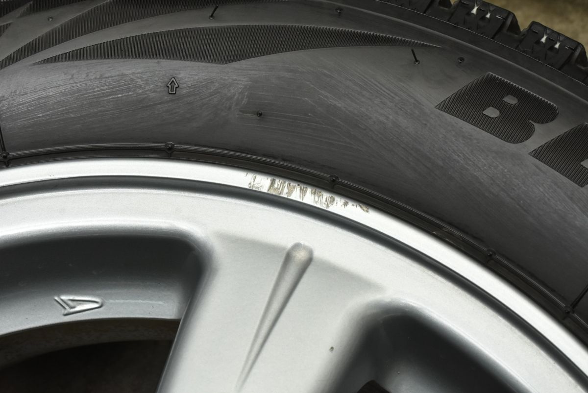 スタッドレス ダイハツ タント カスタム 純正 14in 4.5J 45 PCD100 ブリヂストン ブリザック VRX2 155|65R14 ミラ ムーブ ウェイク TRITUETUBI_COM