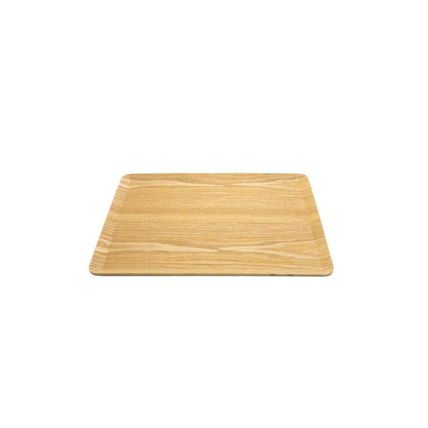 【人気商品】ナチュラル S 27×20cm 長方形 すべり止め加工 木製 おしゃれ お盆 トレー NC22-01 アサヒ興洋 1枚入