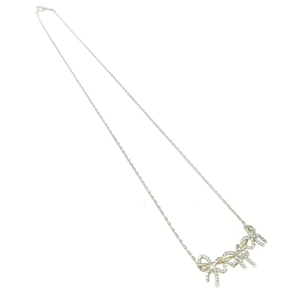ティファニー　トリプルツイストリボンネックレス　シルバー/ゴールド　中古 楽天市場】【中古】TIFFANY&Co. ティファニー シルバー ゴールド