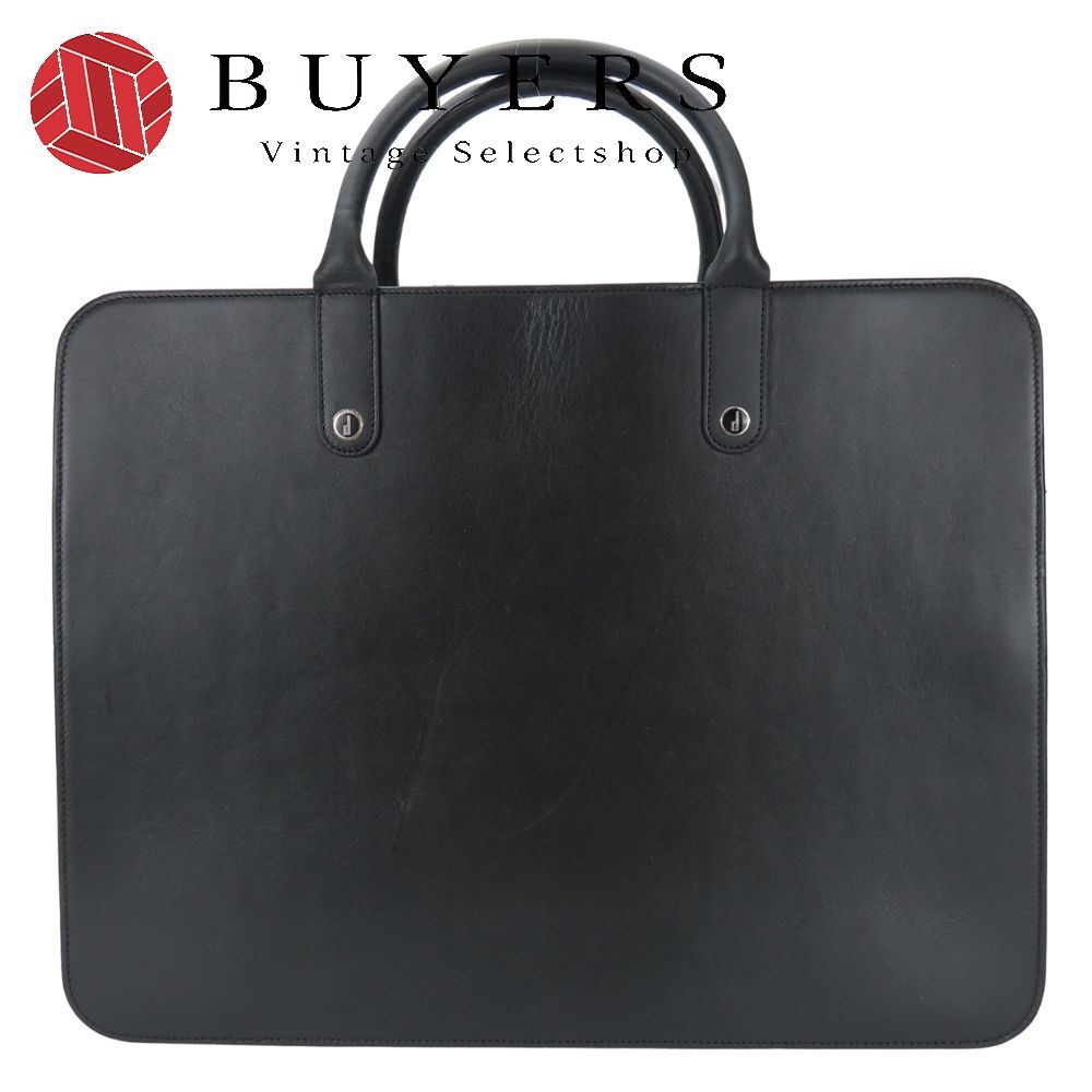 低価，SALE 【中古】 ダンヒル ビジネスバッグ カーフ ブラック