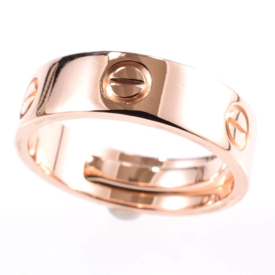 カルティエ K18 ラブリング 750 ピンクゴールド 58 指輪 ふないれ