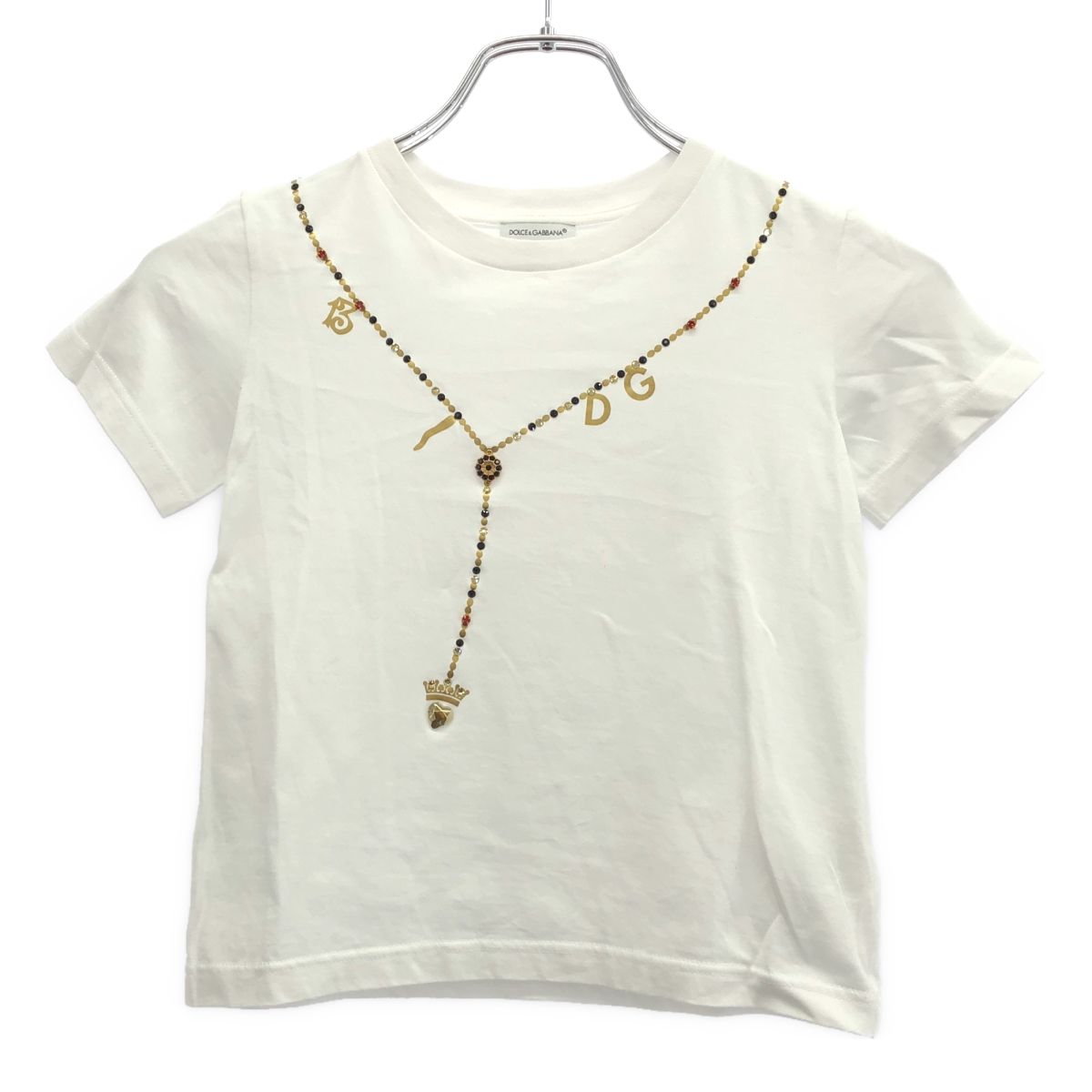 DOLCE&GABBANA ドルチェ＆ガッバーナ キッズ デコレーションデザインT 