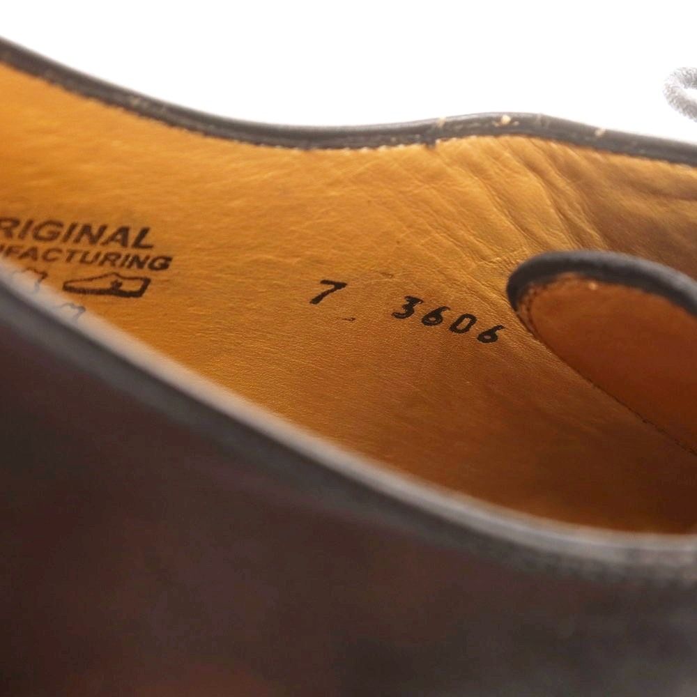 全品本物! ♥ フランチェスコ ベニーニョ FRANCESCO BENIGNO ホールカット ドレスシューズ ブラック サイズ7 メンズ 経済的