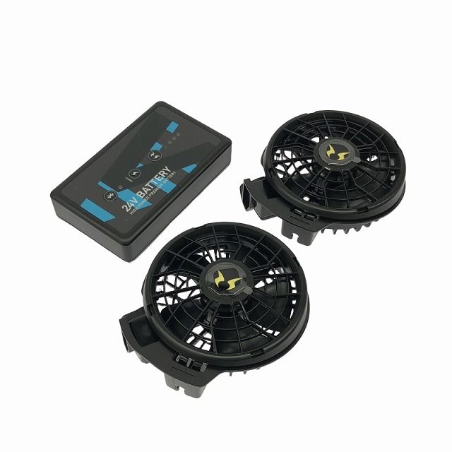 ♥品 SUNS サンエス 24V ハイパワーファンセット RD9410PH リチウムイオンバッテリーセット RD9590PJ 作業着用ファン 108386