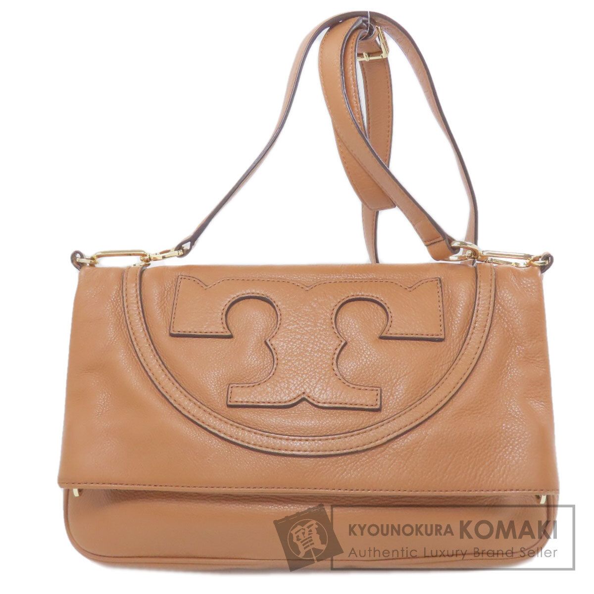 Tory Burch トリーバーチ ロゴ ショルダーバッグ レザー レディース