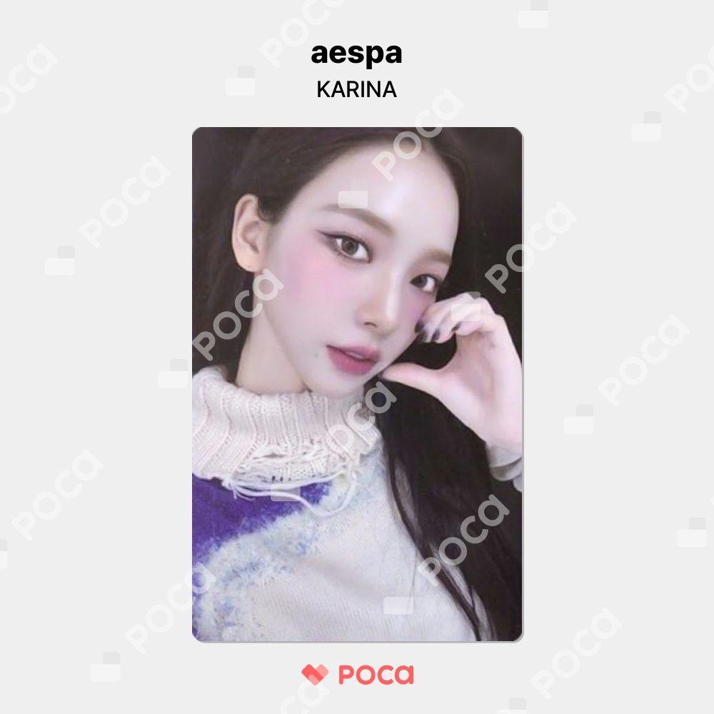 【公式】aespa カリナ drama POPUP フーディ トレカ 公式サイト aespa カリナ 上海 MD ポップアップ フーディ