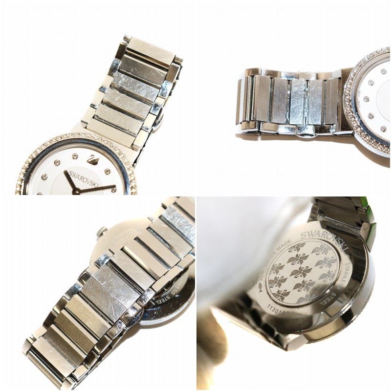 スワロフスキー SWAROVSKI 腕時計 アナログ 2針 クオーツ クリスタル シルバー色 1130167 /AN6 - メルカリ