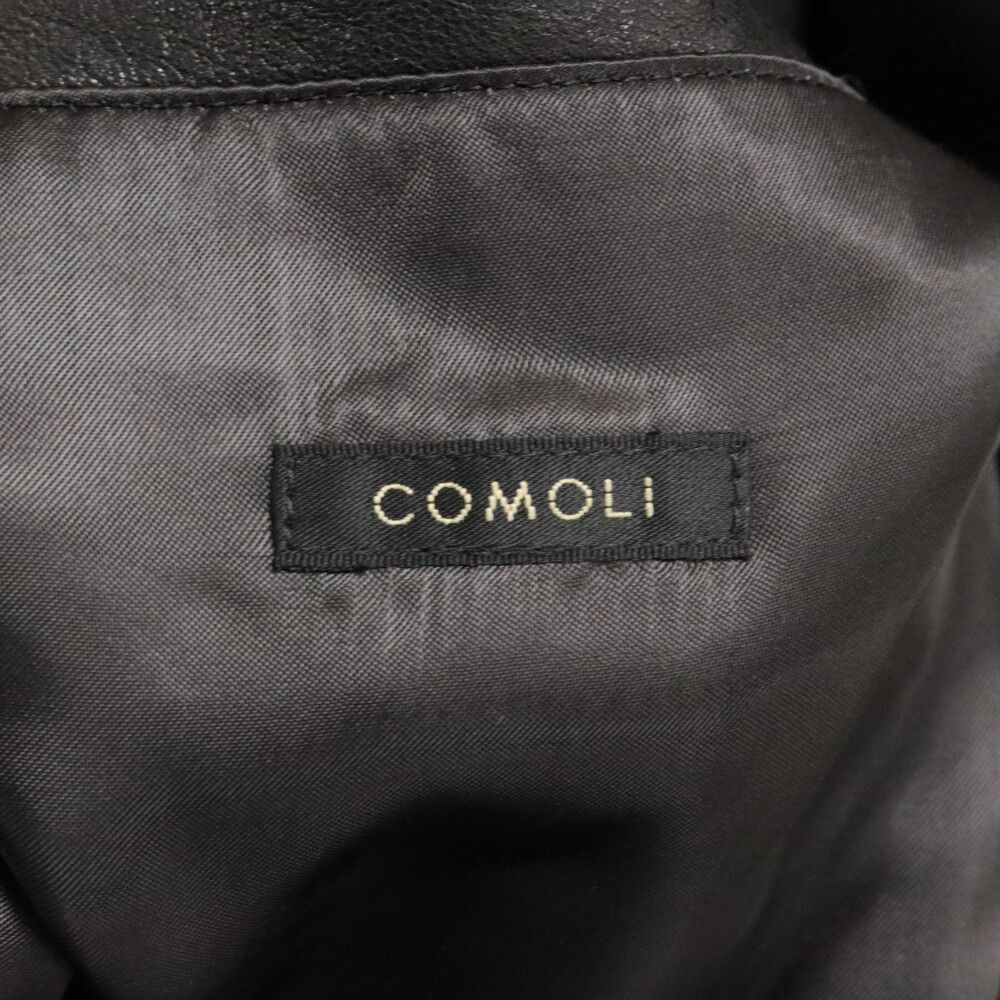 COMOLI (コモリ) 22AW LAMB LEATHER COAT ラムレザーカーコート