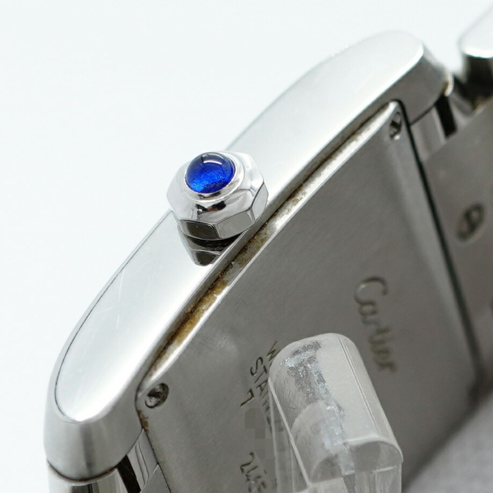 カルティエ タンクフランセーズ 2465 白文字盤腕時計 レディース  