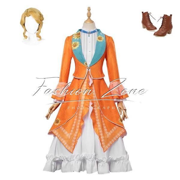 IdentityV 第五人格 風 記者 華生小姐 コスプレ衣装 ウィッグ 靴 cosplay ハロウィン 演出服 変装