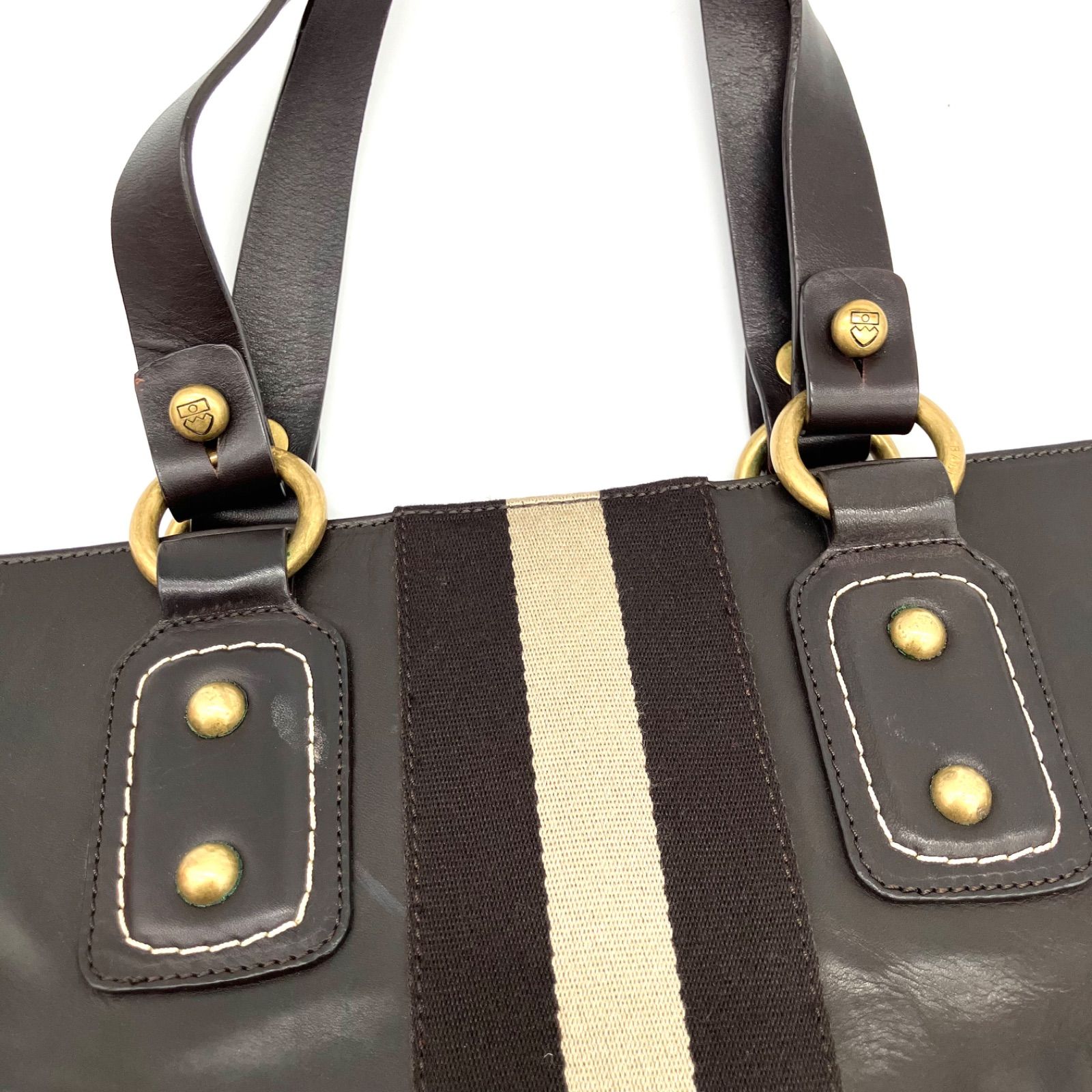 【美品】 BALLY ハンドバッグ トレインスポッティング ブラウン レザー 楽天市場】【バッグ】BALLY バリー トレインスポッティング