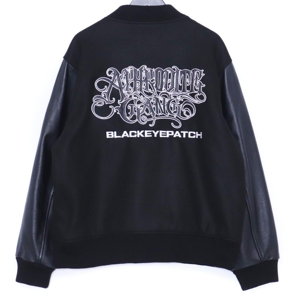 BLACK EYE PATCH × AGH 舐達磨　スタジャン L 舐達麻 アフロディーテギャング ブラックアイパッチ コラボ