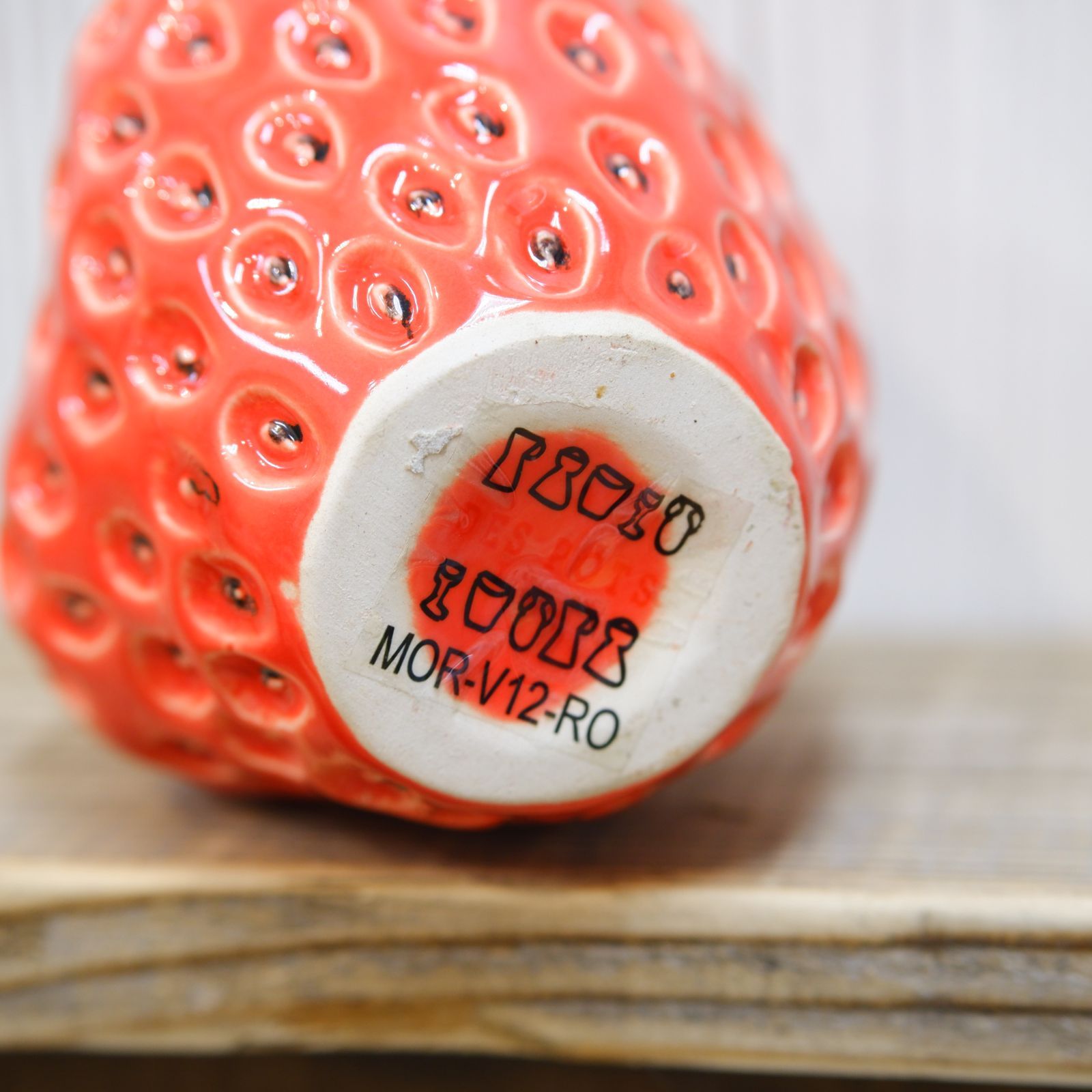 Despots デスポッツ ストロベリーフラワーベース レッド MOR-V12-RO