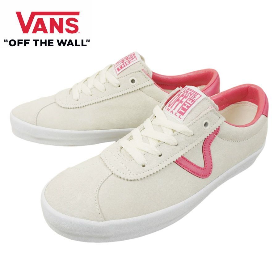 VANS スニーカーVANS ヴァンズ バンズ【箱なし】SPORT LOW  スポーツ ローCARAMELLA PINK カラメッラ ピンク白 キナリ ピンク スウェード ロゴ スエード スウェードメンズ レディース 靴 レトロ クラシック ヴィンテージ ヴァンズ バンズ VANS 【箱なし】 SPORT LOW スポーツ ロー CARAMELLA