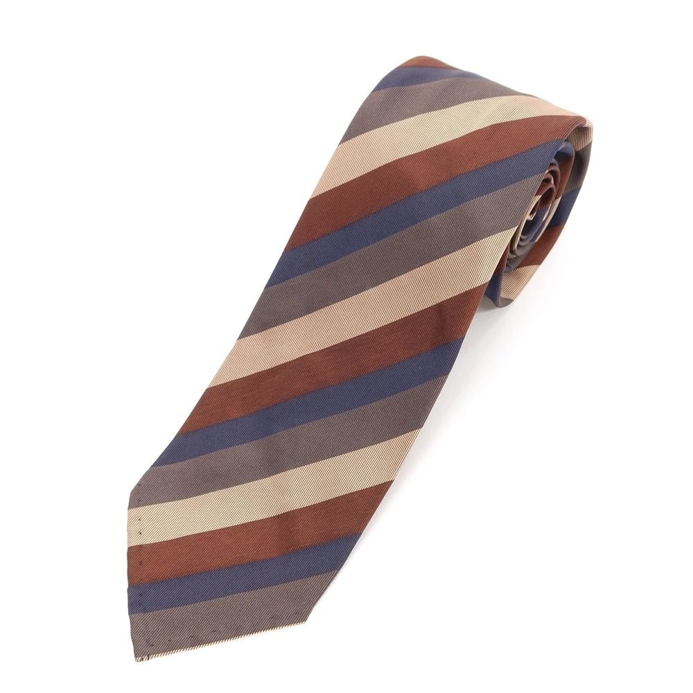 中古】タイユアタイ TIE YOUR TIE ストライプ セッテピエゲ シルク