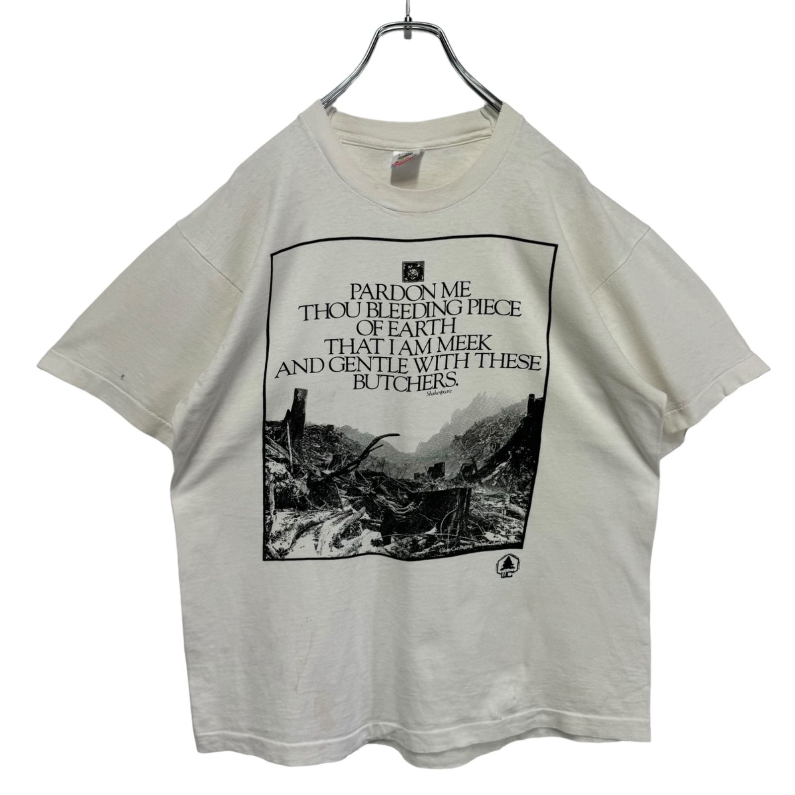 90s USA製ヴィンテージ　ウィリアム　シェイクスピア偉人Tシャツ　ロンt 90s USA製ヴィンテージ ウィリアム シェイクスピア偉人Tシャツ ロンt