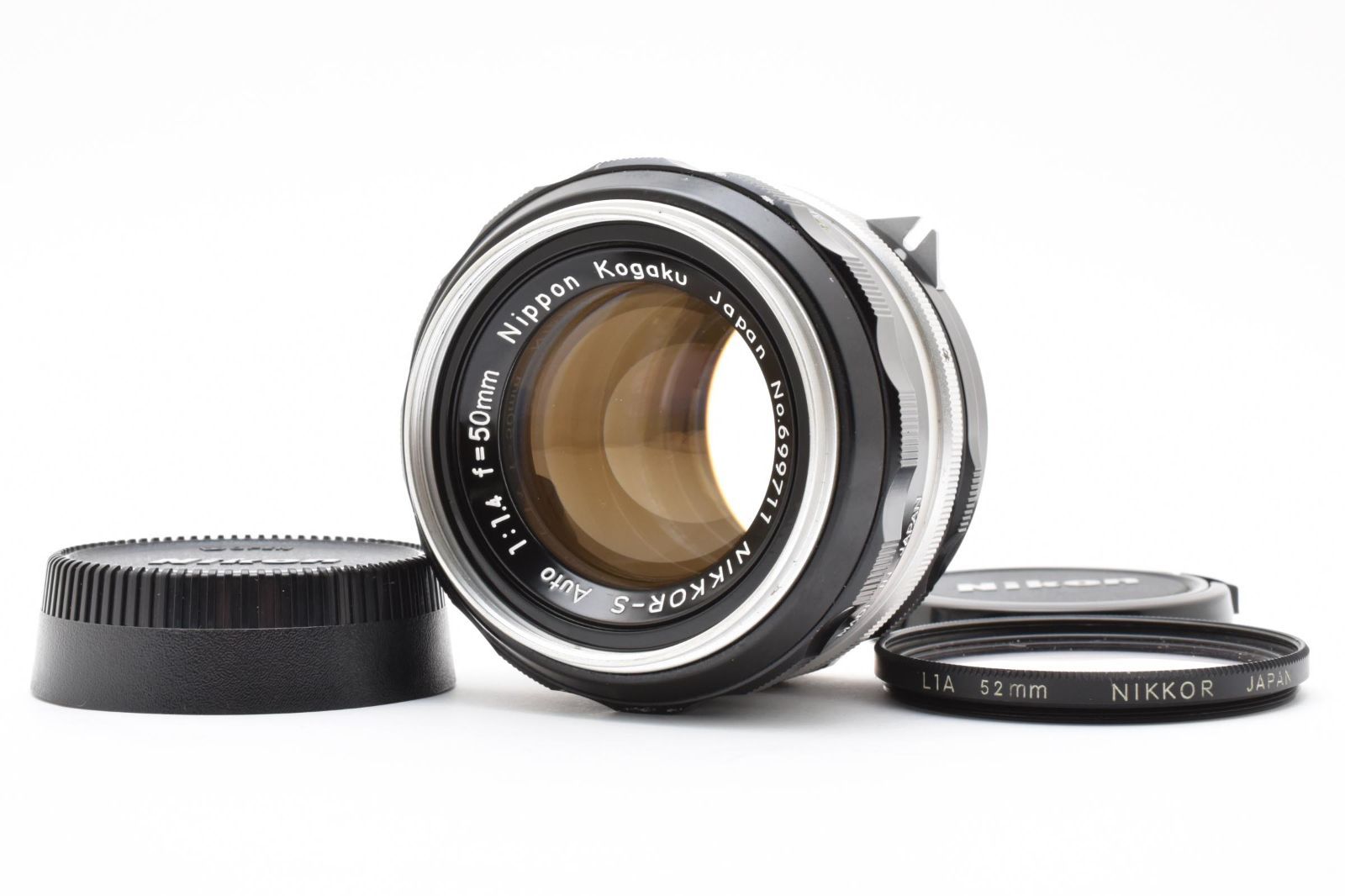 Nikon ニコン 非Ai Nikkor-S Auto 50mm F1.4 単焦点レンズ MF フィルムカメラ用 上 B909